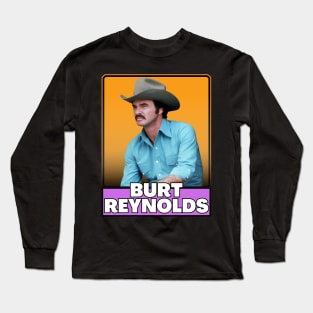 Burt reynolds (70s retro) Long Sleeve T-Shirt
